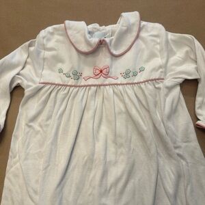 Christmas Holly and Bow Dress 24m